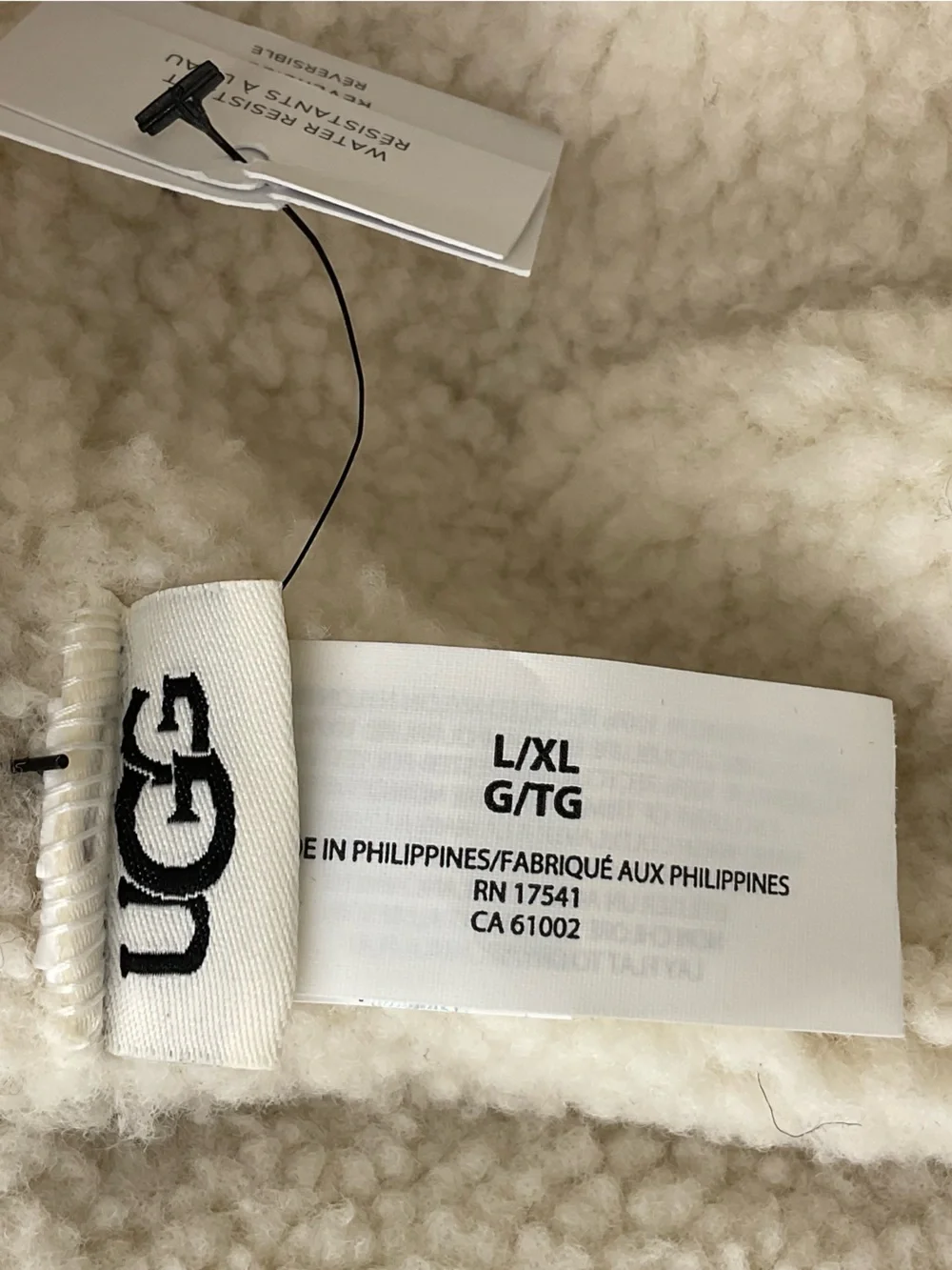 NWT UGG Women's Reversible AW Uggfluff Chestnut Bucket Hat Size L/XL - Picture 7 of 11